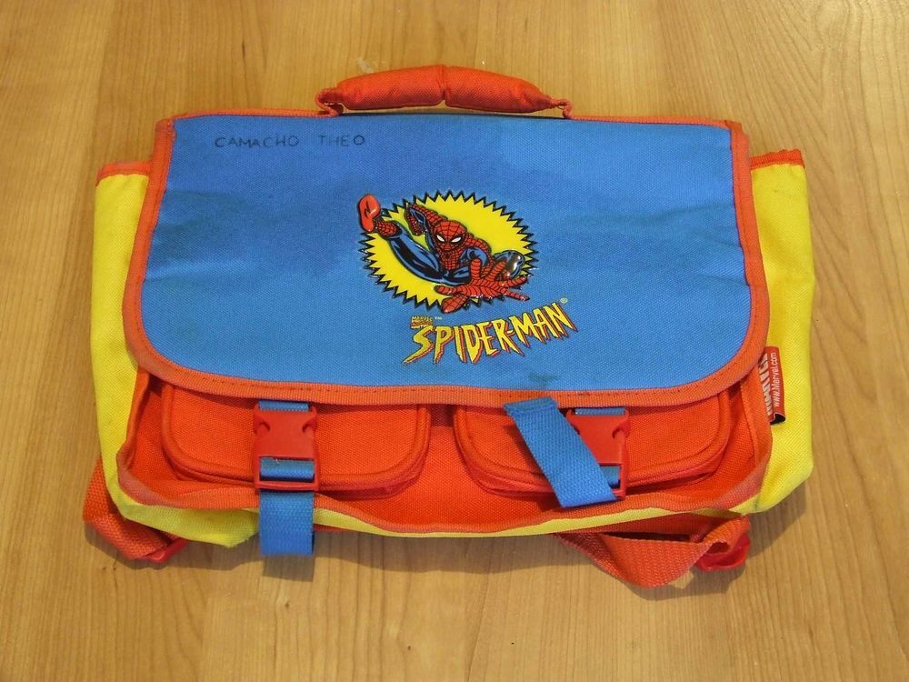 Cartable, sac &agrave; dos &eacute;colier primaire (CP, CE1) Spiderman Maroquinerie