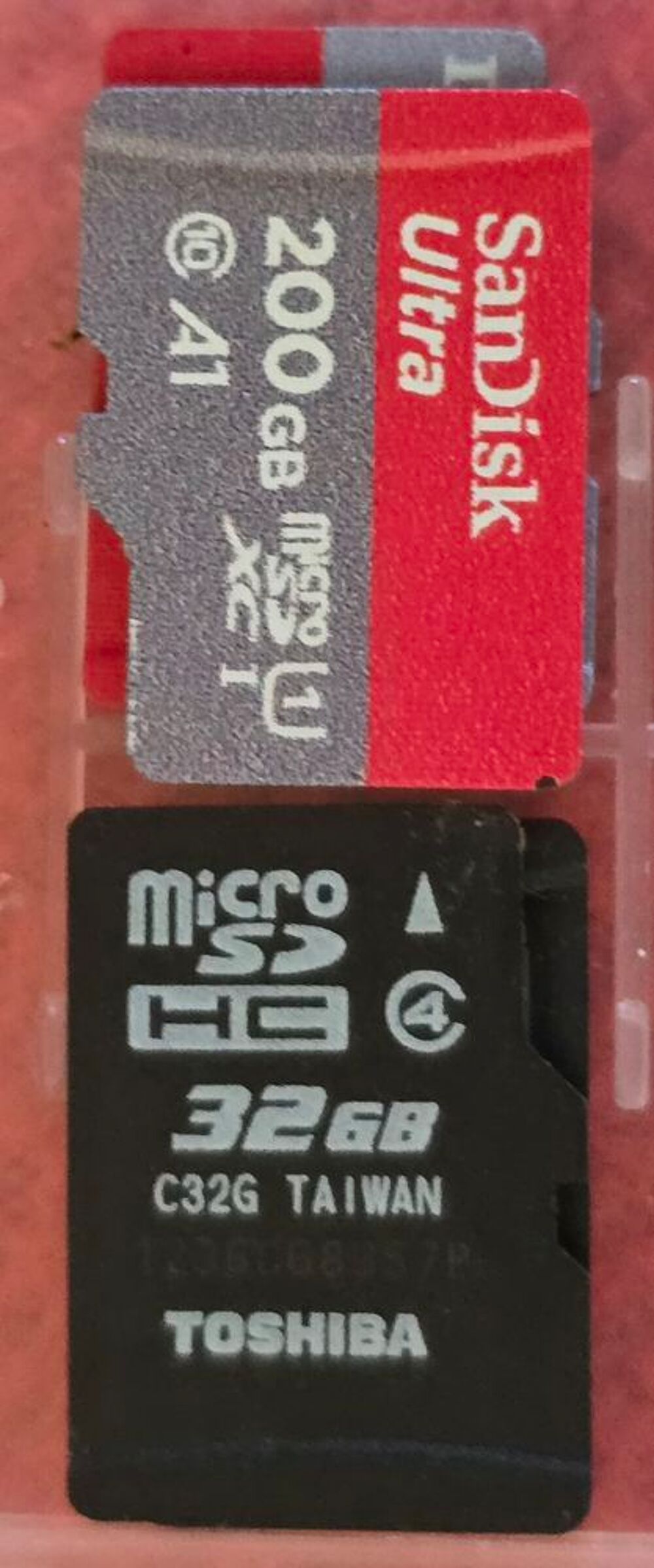 CARTE mSD SanDisk 200 GB Photos/Video/TV