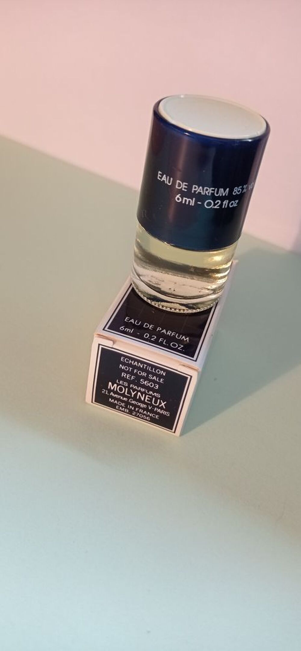 Miniature de parfum de collection Quartz de Molyneux 