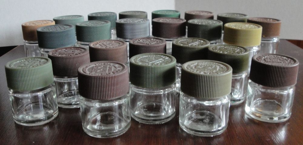24 Petits pots en verre Bricolage