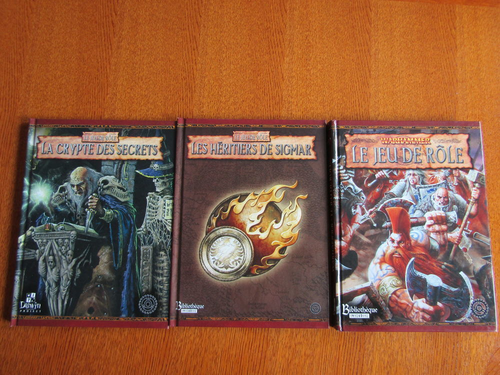 Warhammer lot de 9 livres pour JDR Livres et BD