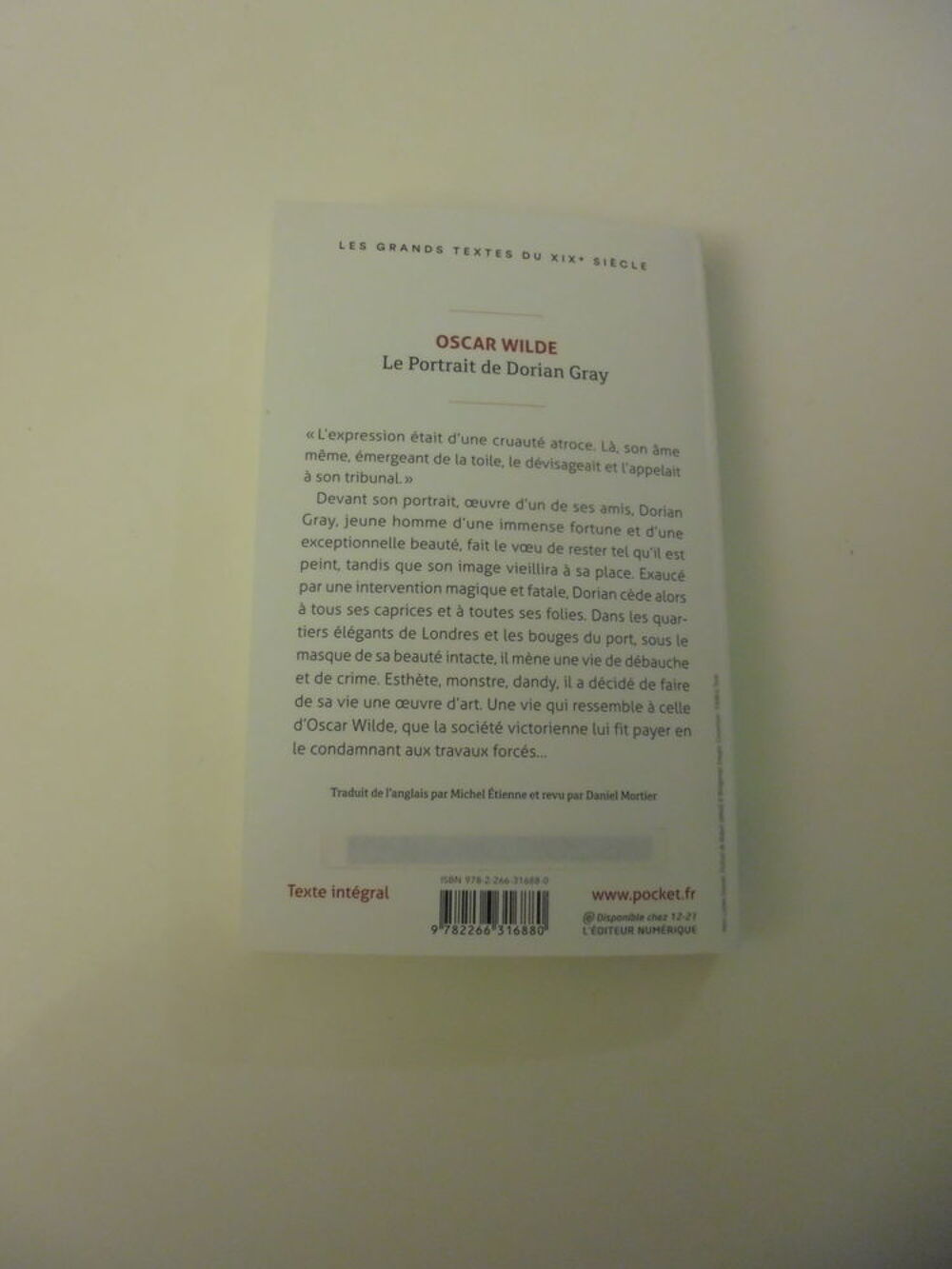 Le portrait de Dorian Gray (109) Livres et BD