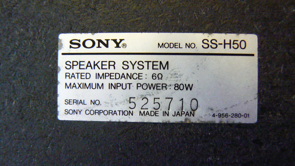 Enceintes Bose, JBL, Memorex et Sony Audio et hifi