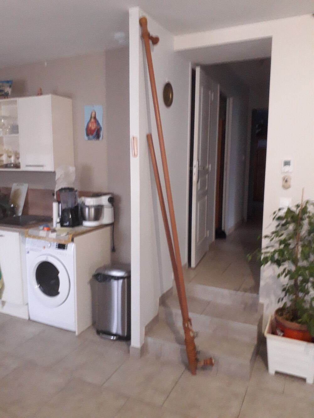barre a rideaux en bois Meubles