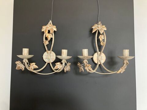 Paire d'appliques murales Cognac (16)