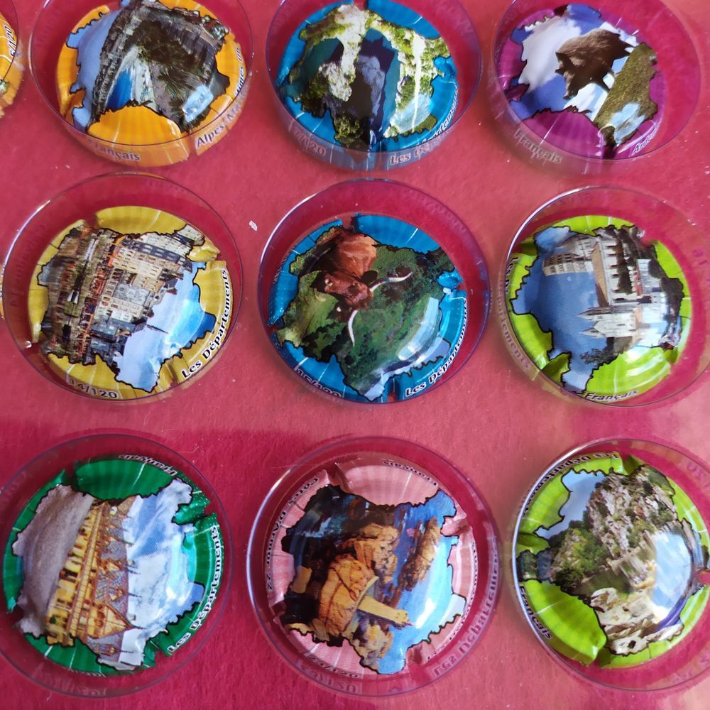capsule serie complete de 120 departements francais 