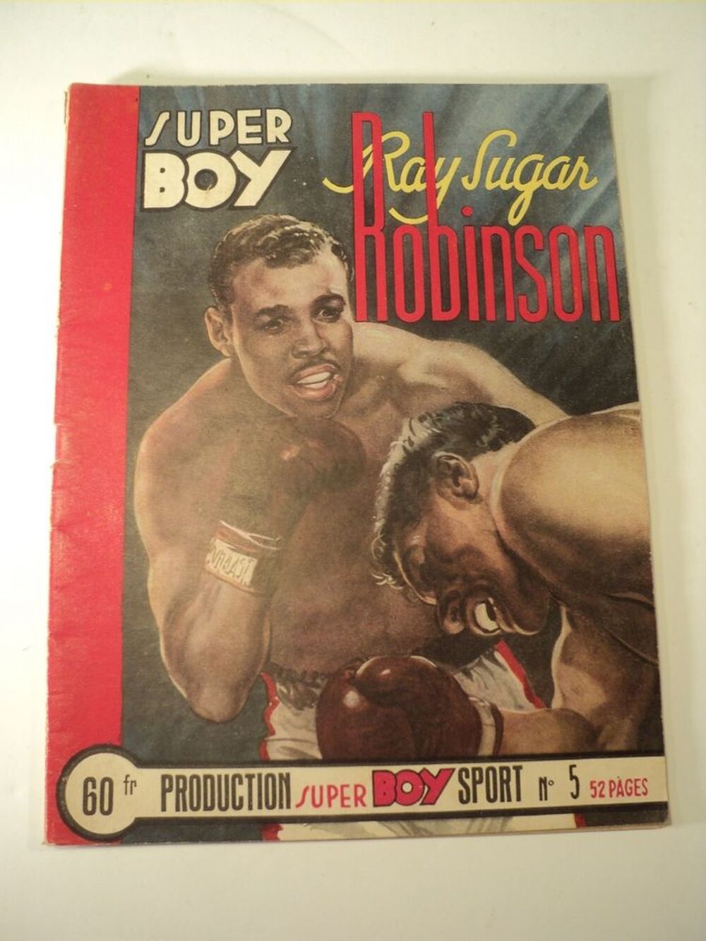 BD&nbsp;&nbsp;Super Boy Sport Boxe Ray Sugar Robinson N&deg; 5 1951 Livres et BD