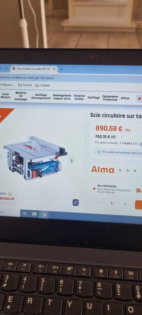 Scie sur table bosch pro gts 10j NEUVE Meaux (77)