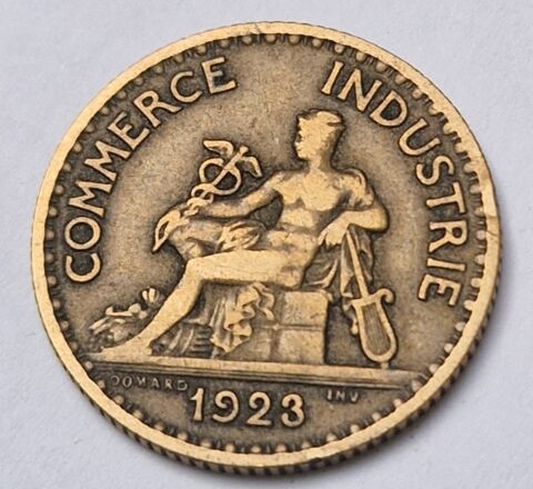 Pice de monnaie 1 franc 1923 Chambres de commerce - France 1 Cormery (37)