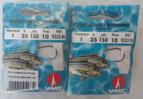 paquet neuf de 10 Hameons forg renvers VMC 9335 BL 150 5 Castries (34)