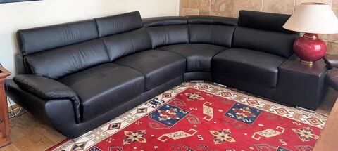 Canap d'angle en cuir NAHIA 850 Champcueil (91)