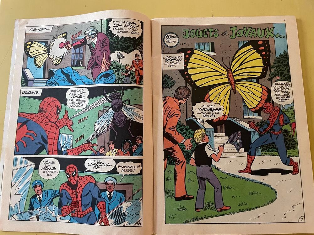 BD SPIDEY N&deg;20 de 09-1981 SPIDER-MAN Les Fantastiques Marvel Livres et BD