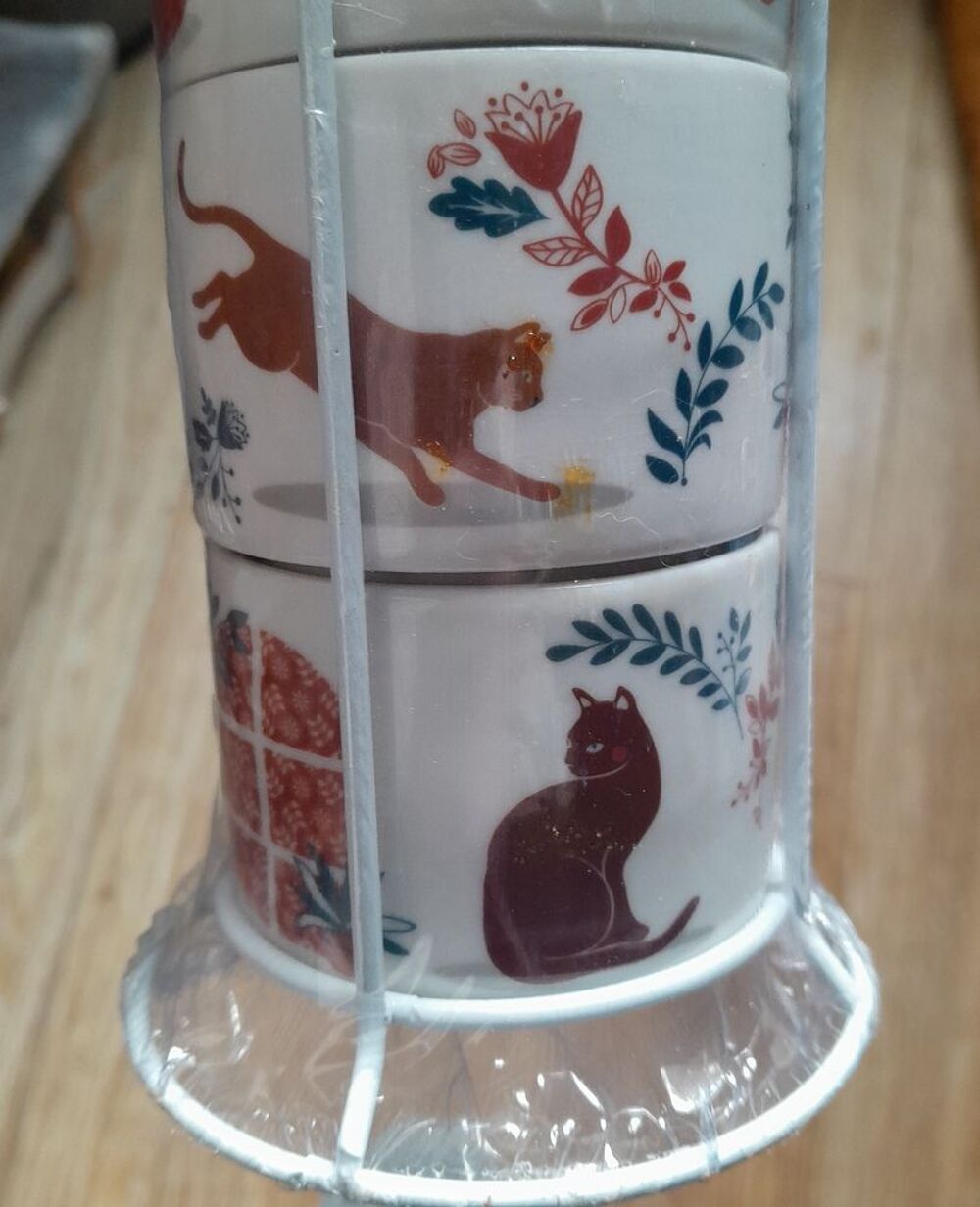 Tasses d&eacute;cor&eacute;es CHAT Décoration