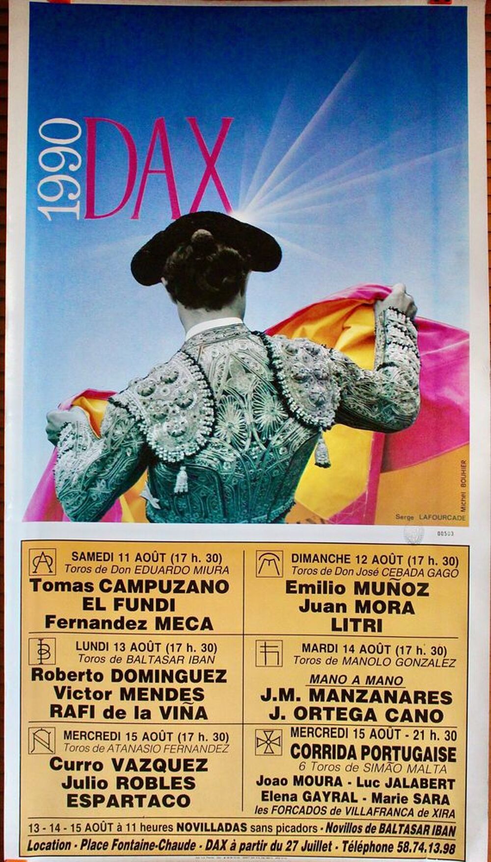 AFFICHES ARENES DE DAX 