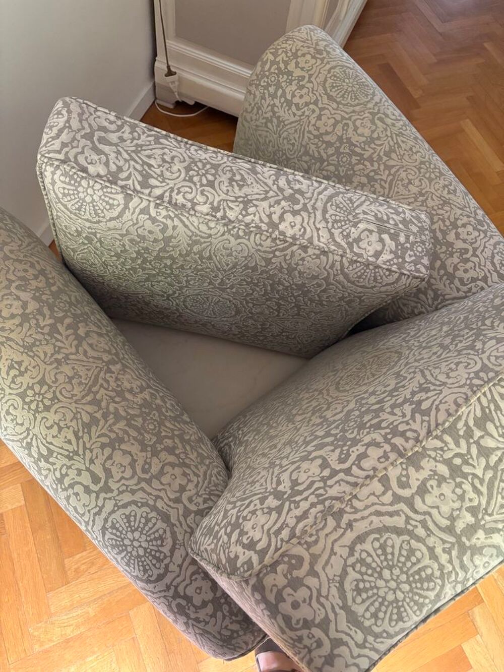 2 fauteuils club inspiration L XV ann&eacute;e 40 restaur&eacute;s Meubles