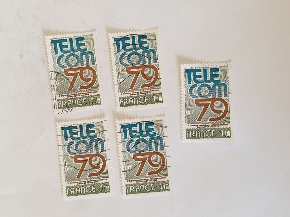 Timbre france TELECOM 79 -1979- lot 0.40 euro 