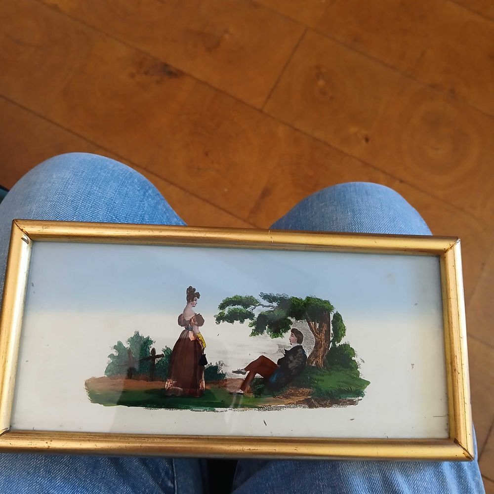 Tableau SCENE ROMANTIQUE 