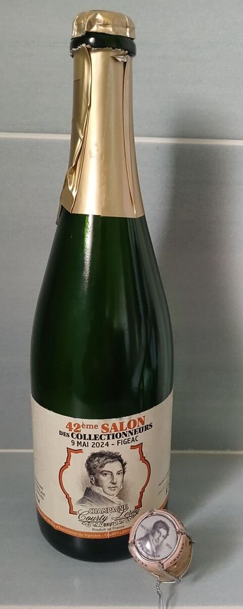 BOUTEILLE DE CHAMPAGNE VIDE CHAMPOLLION 27 Nevers (58)