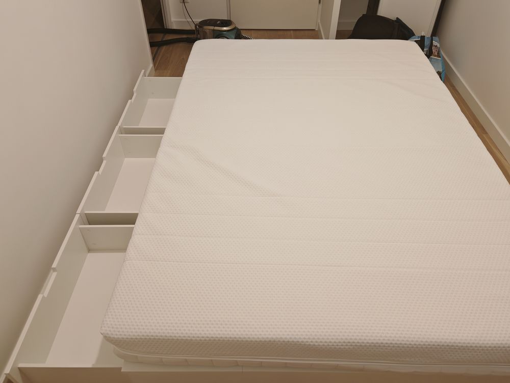 LIT 140 complet IKEA Nordli Meubles