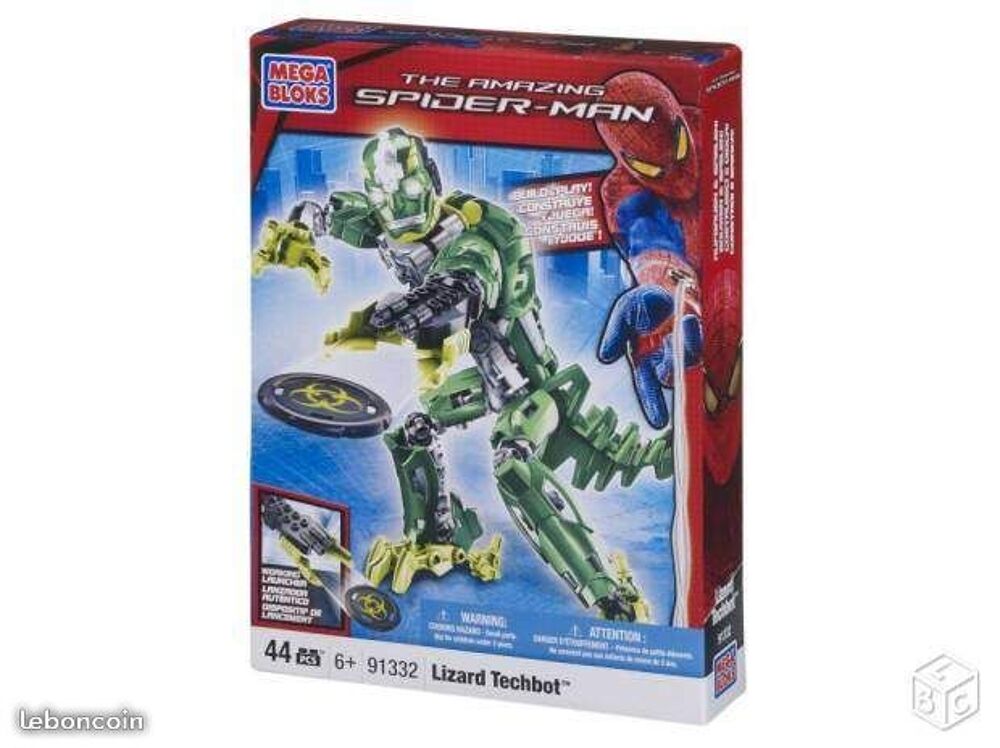 Spiderman 4 techbots lizard Jeux / jouets