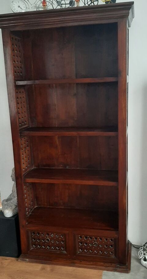 Bibliothque  la maison coloniale  en sheesham massif 275 Nesles-la-Valle (95)