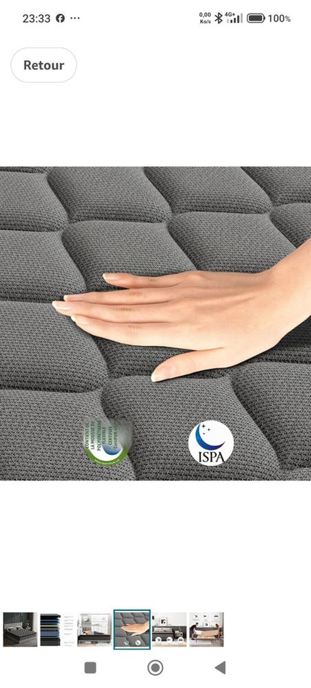 Matelas lit 140 Meubles