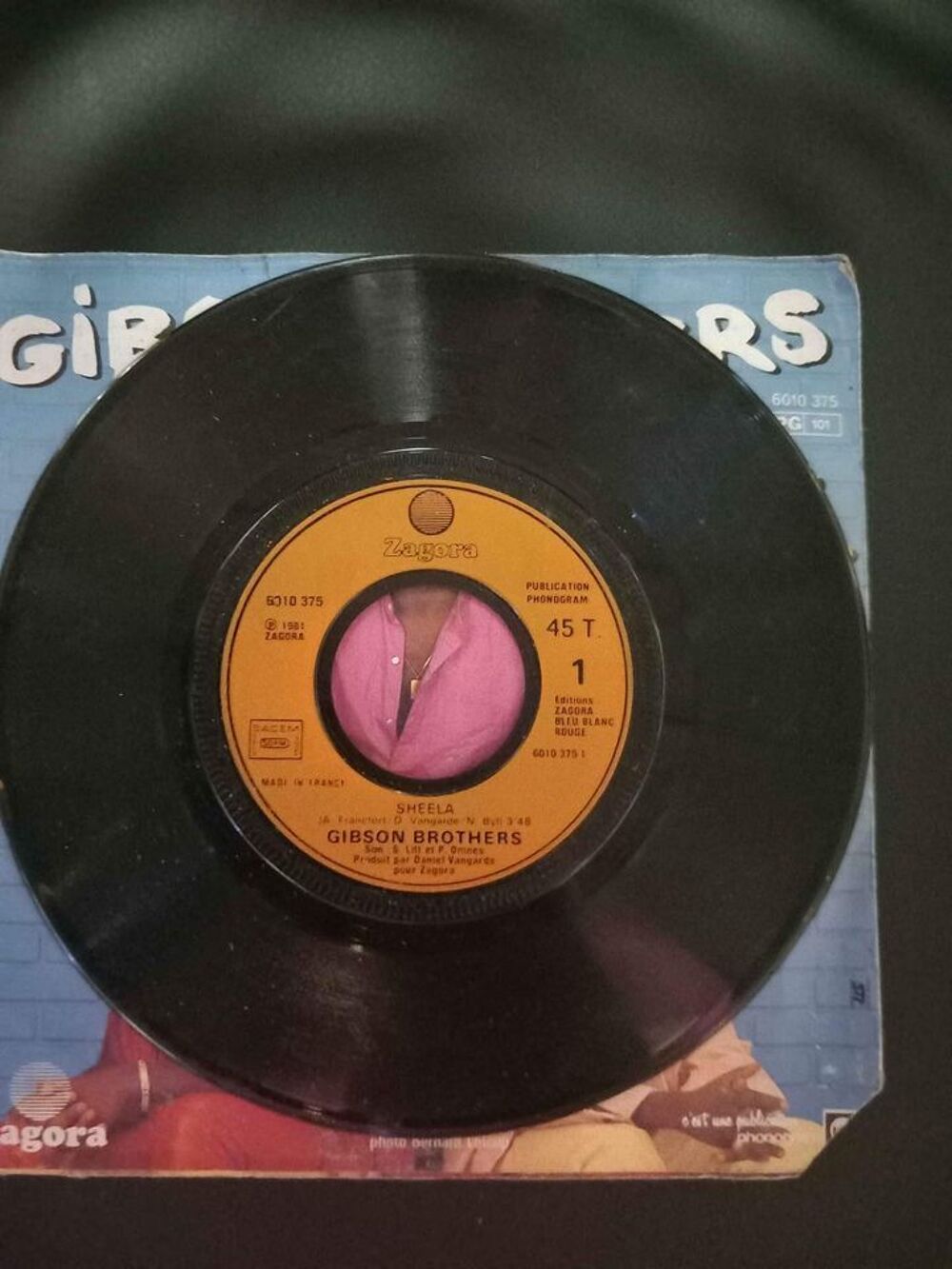 45 Tours Gibson brothers sheela CD et vinyles