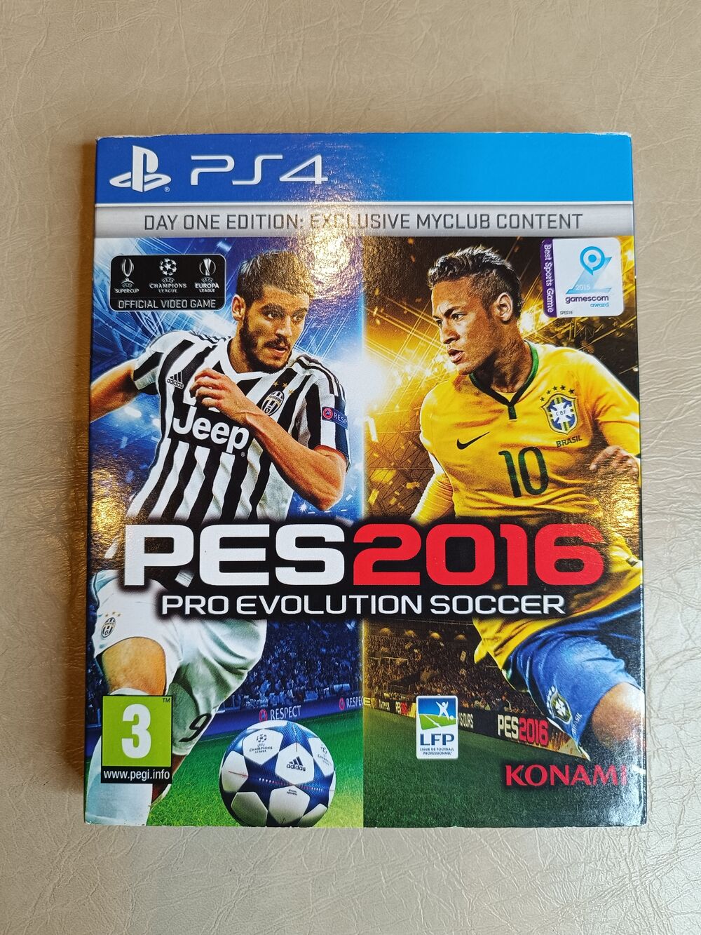 Jeux PS4 PES 2016 Day one Edition exclusive myclub content + Consoles et jeux vidos