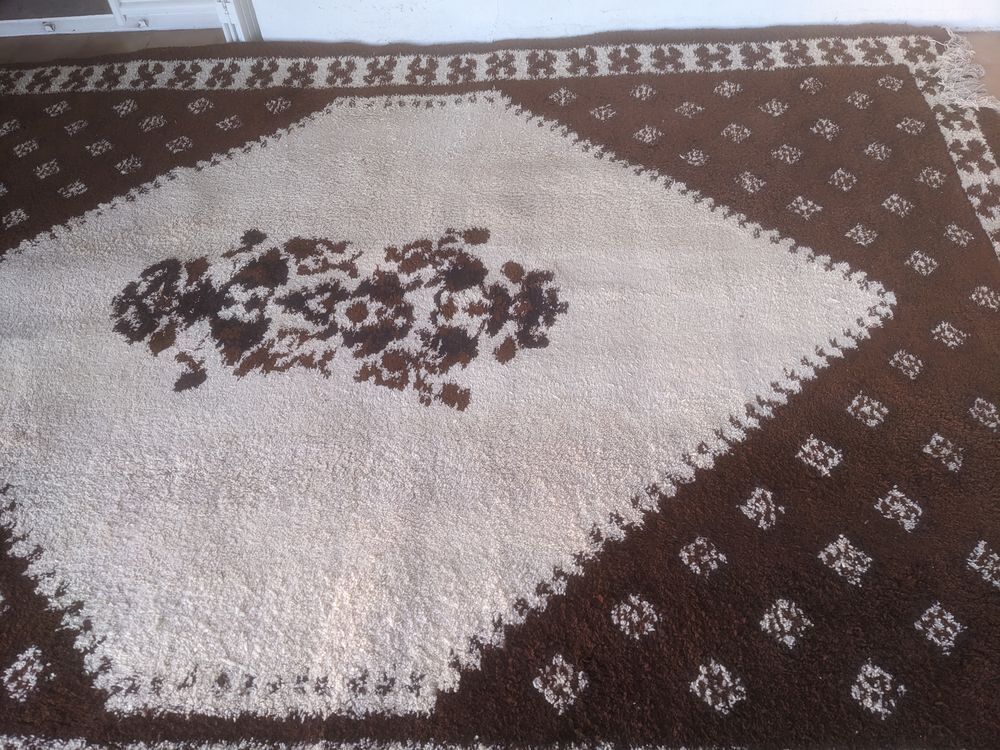 Tapis Berb&egrave;re Pure Laine TLEMCEN Décoration