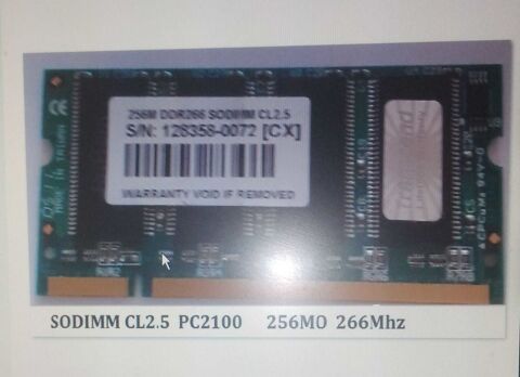 sodimm 256mo. pc2100 7 Lampertheim (67)