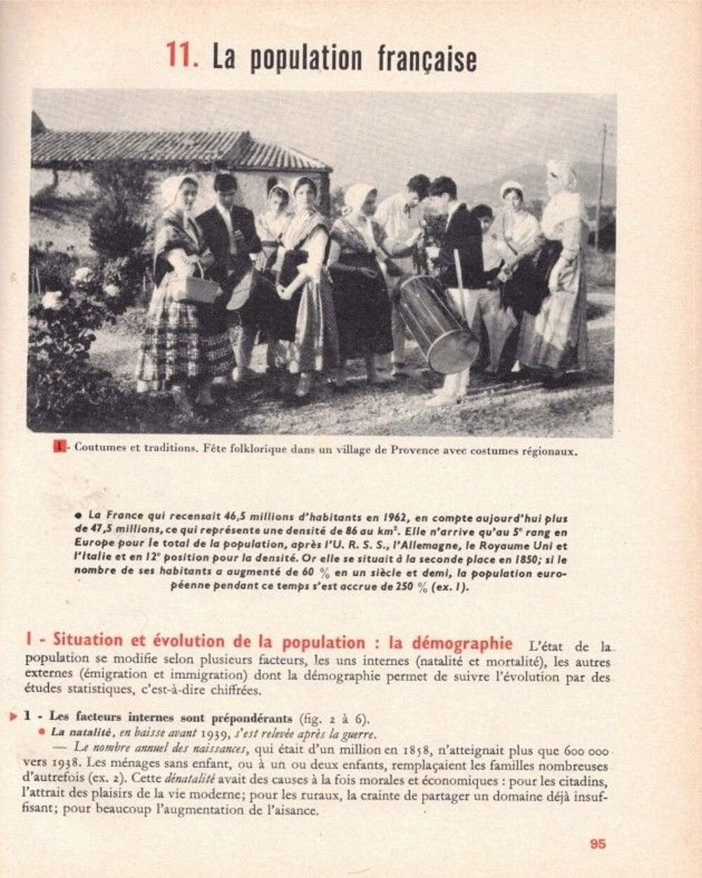 Ancien livre de G&eacute;ographie classe de 3e _des ann&eacute;es 1962 
