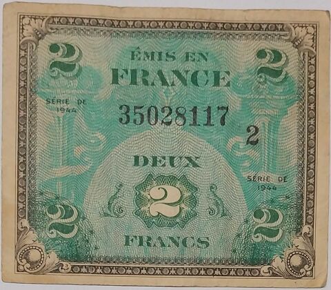 Billets de 2 francs 100 Vallon-en-Sully (03)