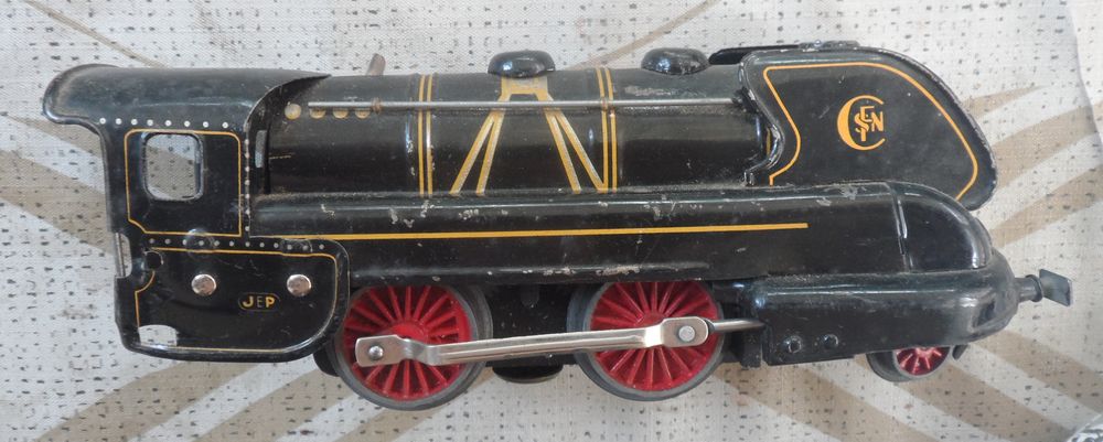 Chemin de fer &eacute;lectrique JEP 5841-2 bass-vol des ann&eacute;es 50 