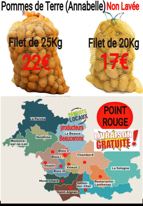 pomme de terre (Annabelle) 22 Saint-Aignan (41)