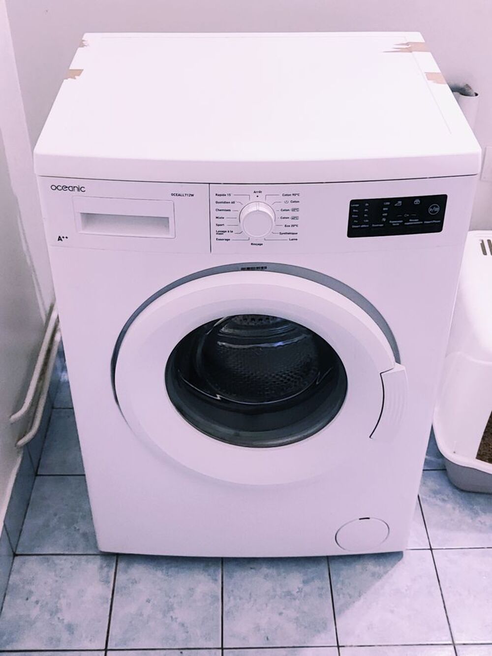 Lave-linge frontal Oceanic blanc Electroménager