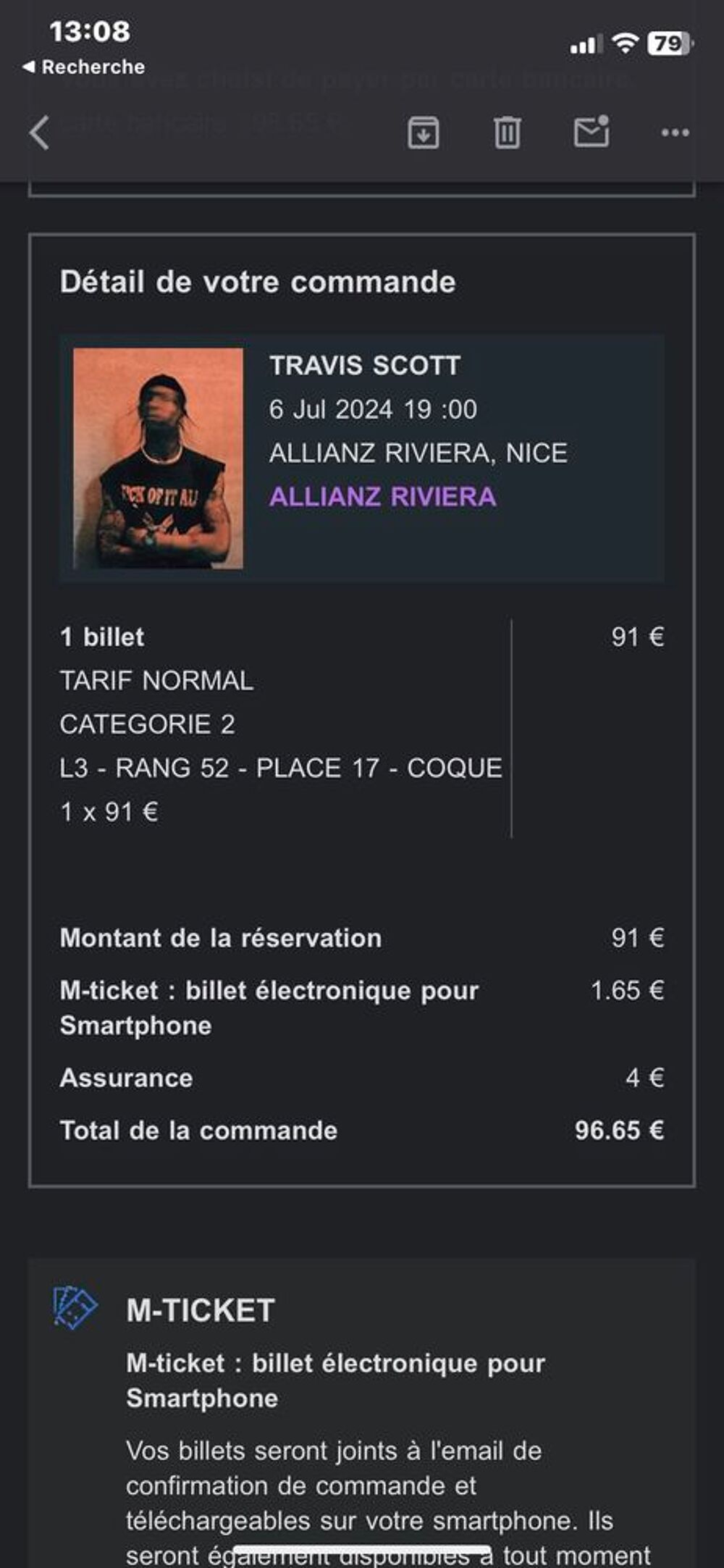 Billet Travis Scott Billetterie