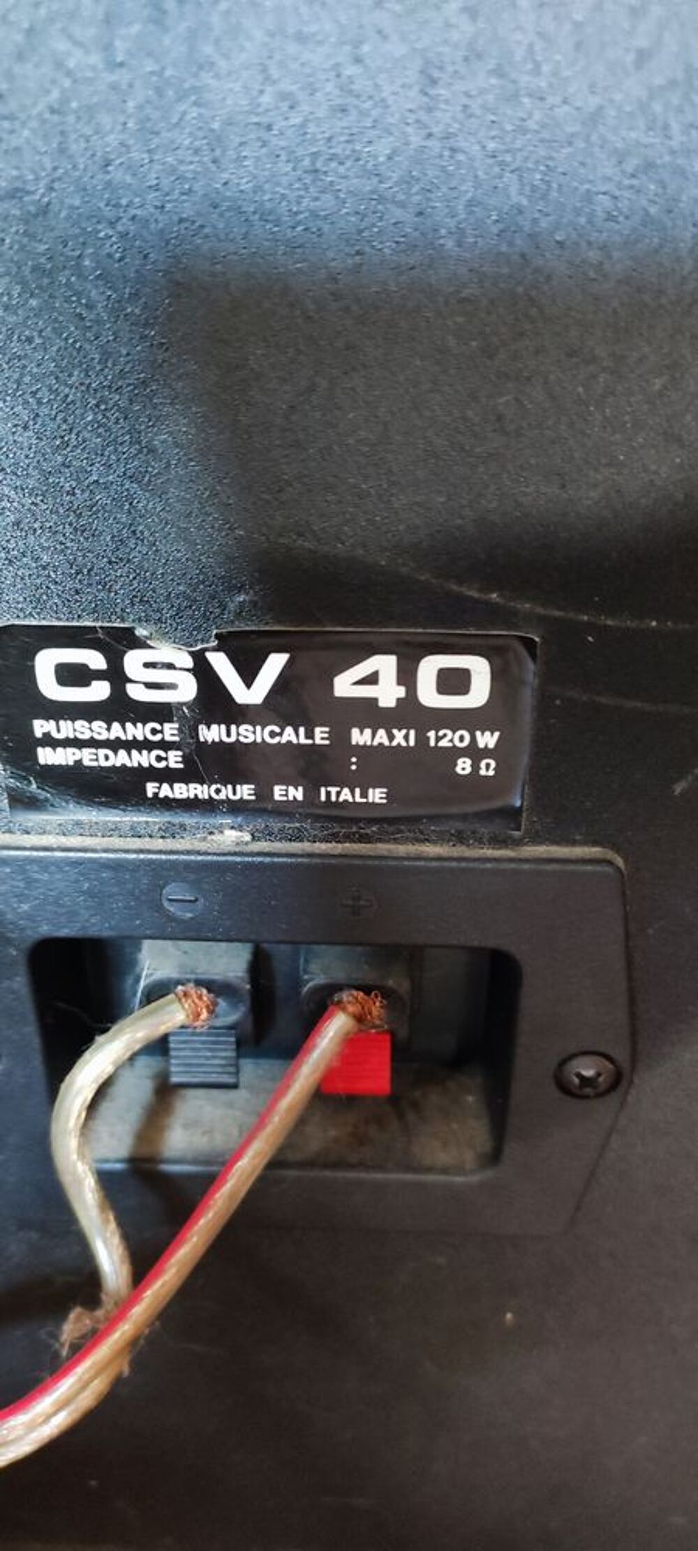 LOT DE 2 ENCEINTES Audio et hifi