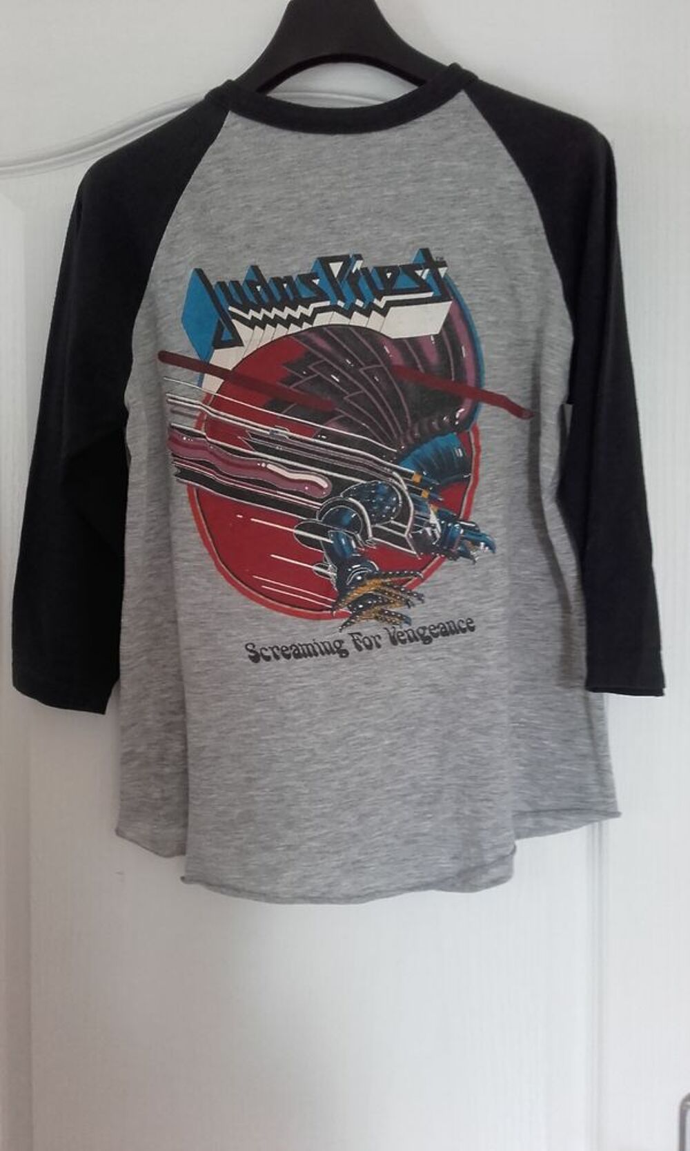 T-Shirt Jersey : Judas Priest Screaming For Vengeance World Vtements