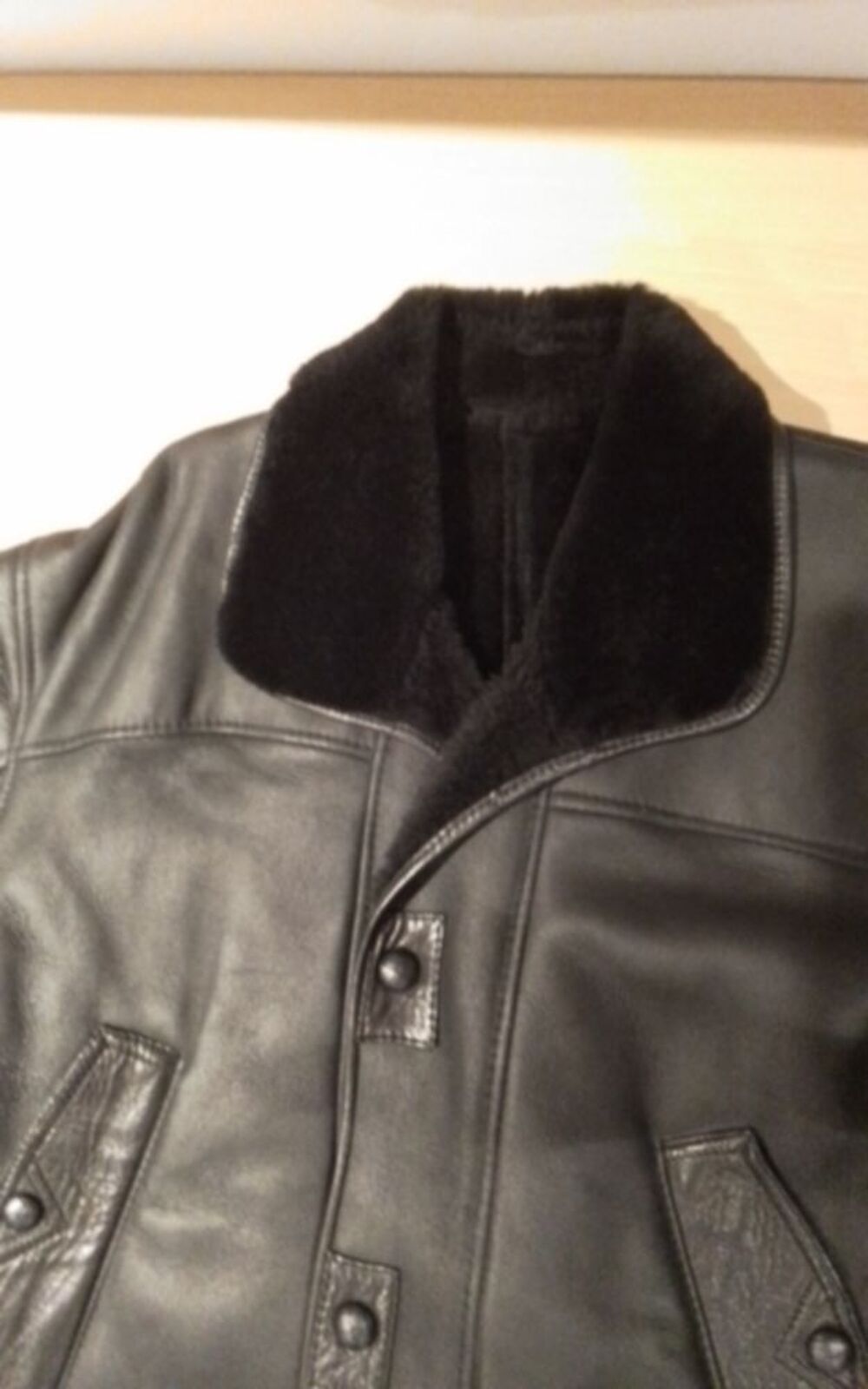 Veste agneau glac&eacute; retourn&eacute; Vêtements