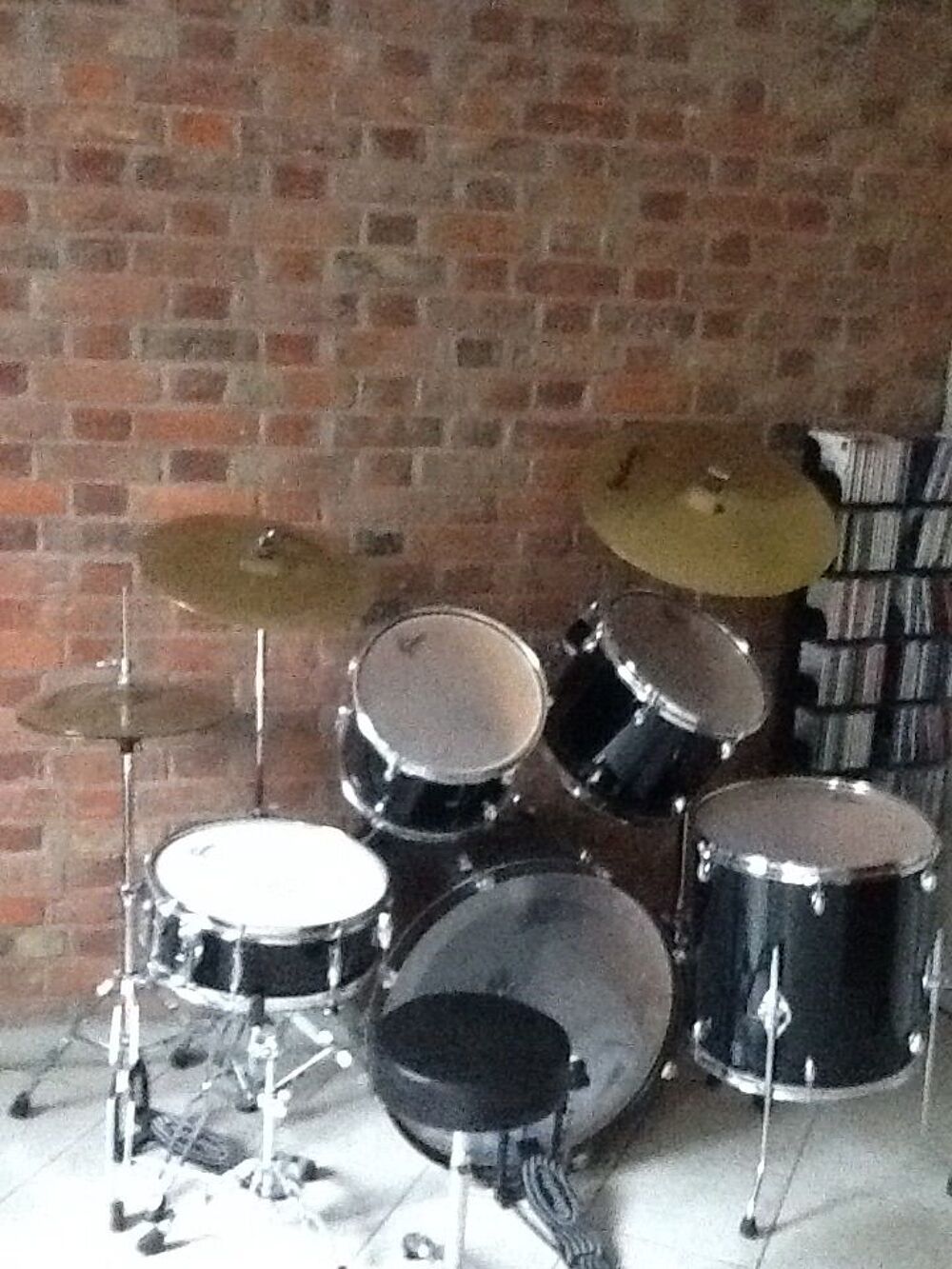 Vend batterie GRETSCH BLACK HAWK 5 f&ucirc;ts 22 Instruments de musique