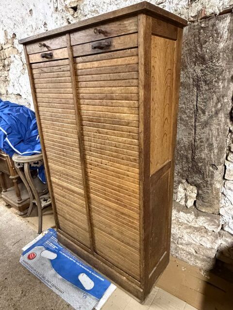 Meuble  double classeur avec rideaux 180 Pasques (21)