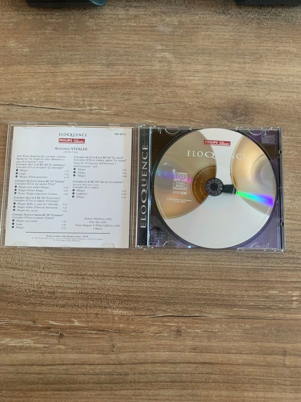 CD Vivaldi " Les 4 saisons " CD et vinyles