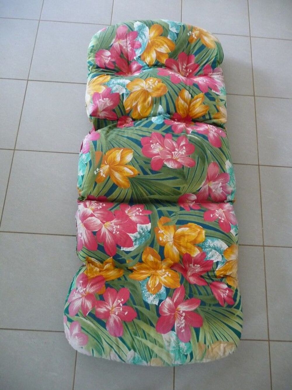 2 matelas fauteuils jardin ou transats avec housse rangement Jardin