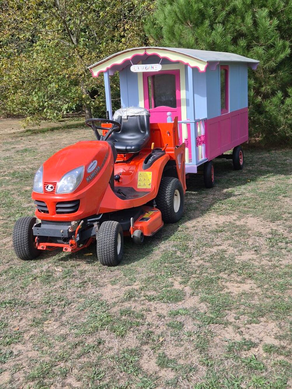 petite roulotte pour enfants Jardin