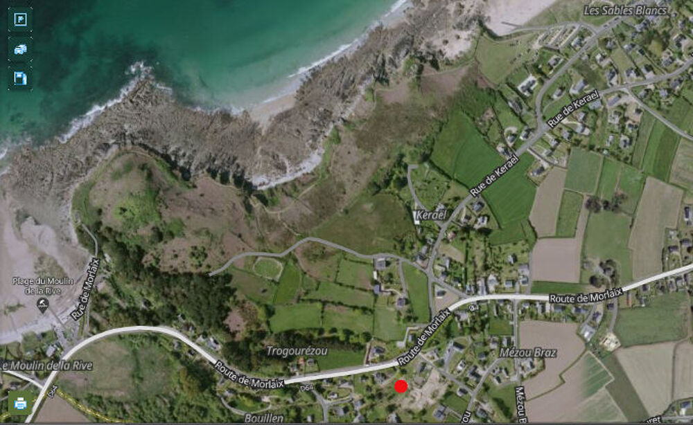 Vente Terrain LOCQUIREC - terrains  3 lots Locquirec