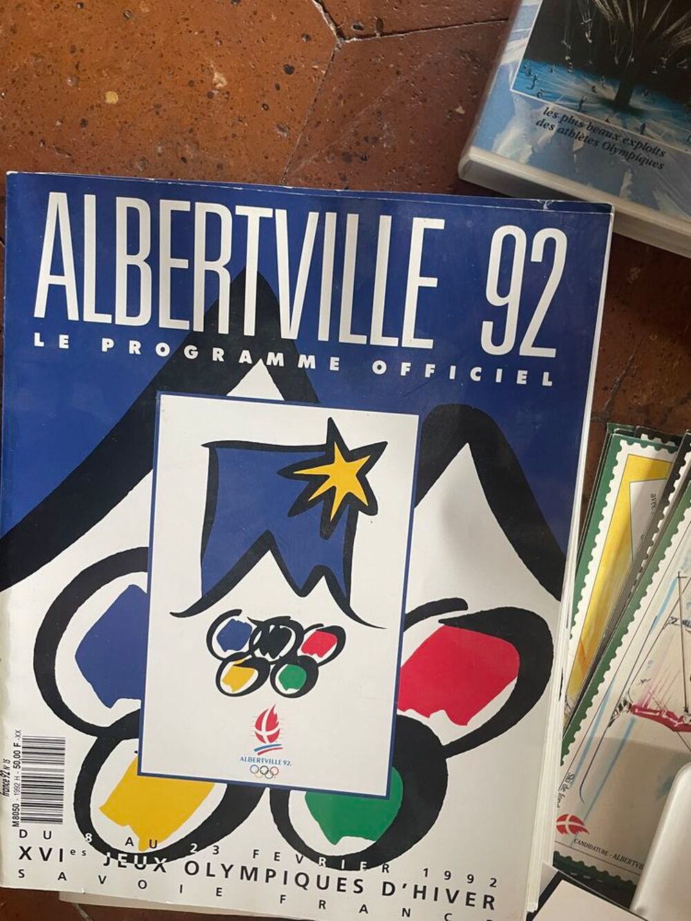 Plusieurs articles jeux olympiques albertville 