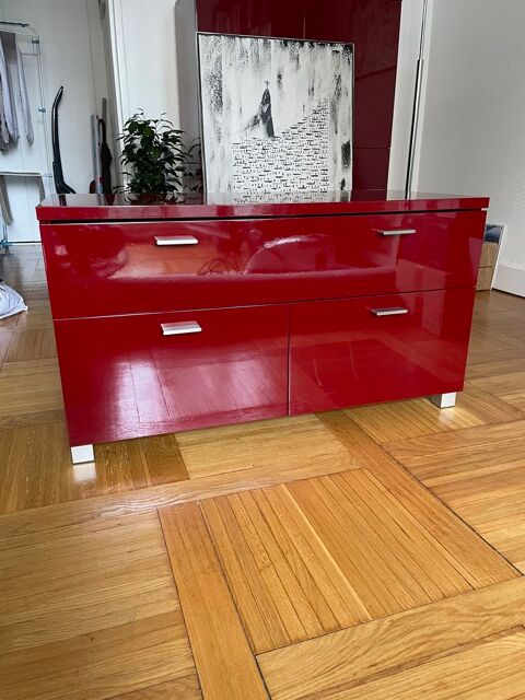 Meuble TV laqu rouge Habitat modle  Seattle  45 Rueil-Malmaison (92)