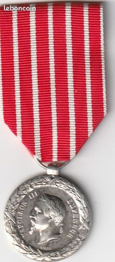 M�daille Napol�on III  Campagne d'Italie 1859. 70 Lucheux (80)