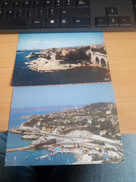 LOT DE DEUX CARTES POSTALES  DE MARSEILLE LA CORNIC 5 Levainville (28)