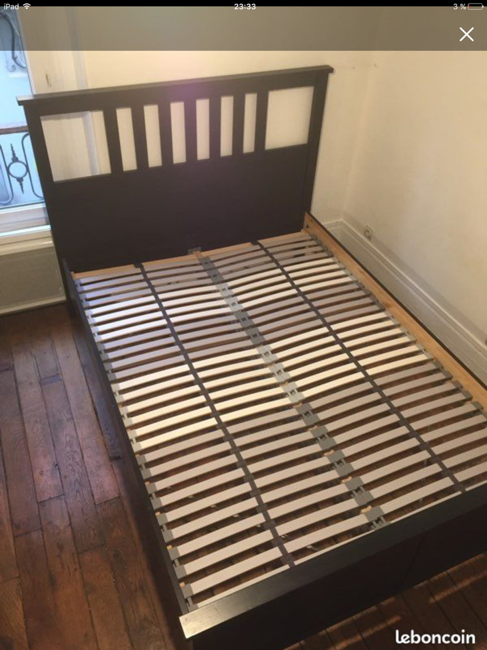 cadre de lit et sommier hemnes 140x200 Meubles